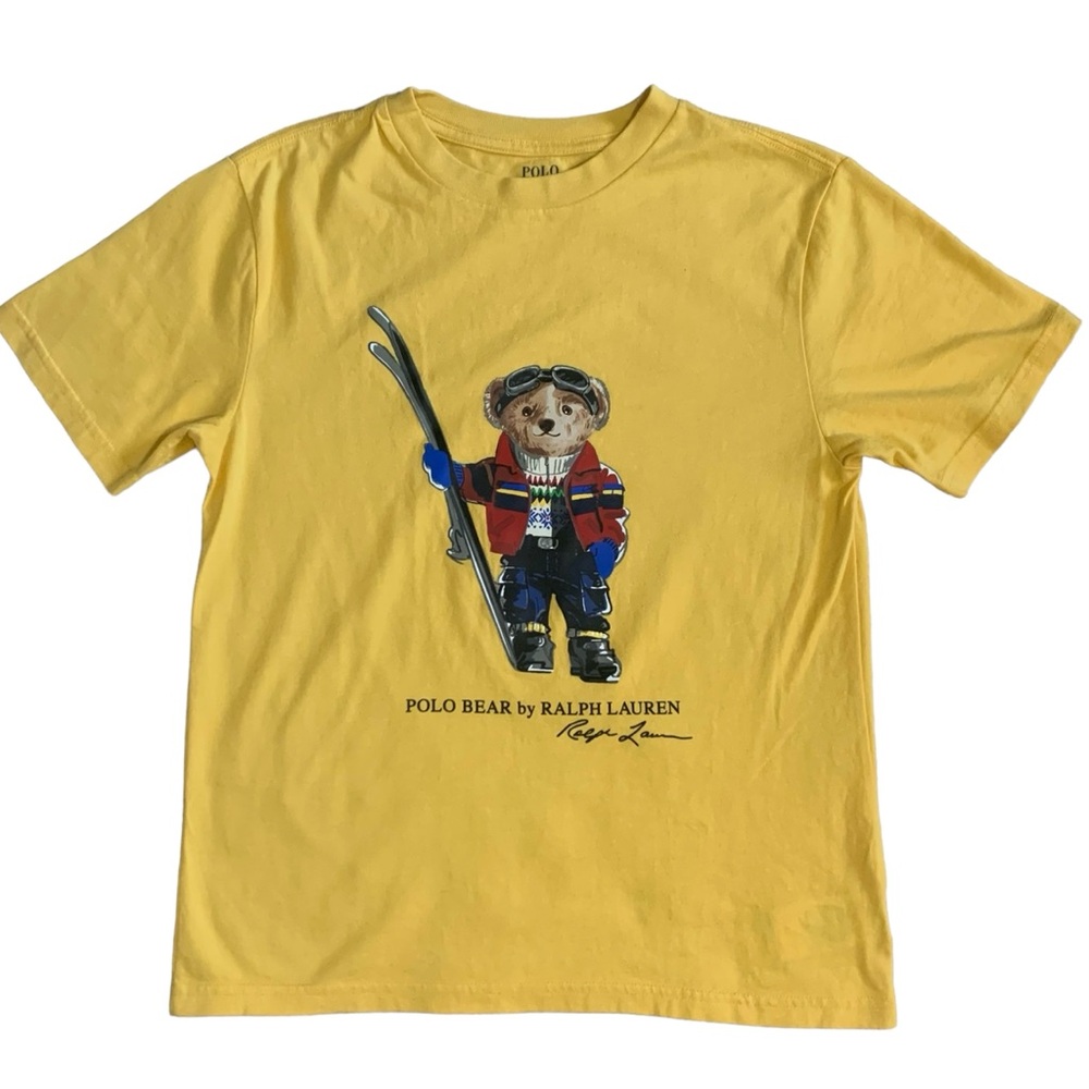 NWOT Polo Ralph Lauren Polo Bear Kids Unisex Graphic Tee Size M (10-12)